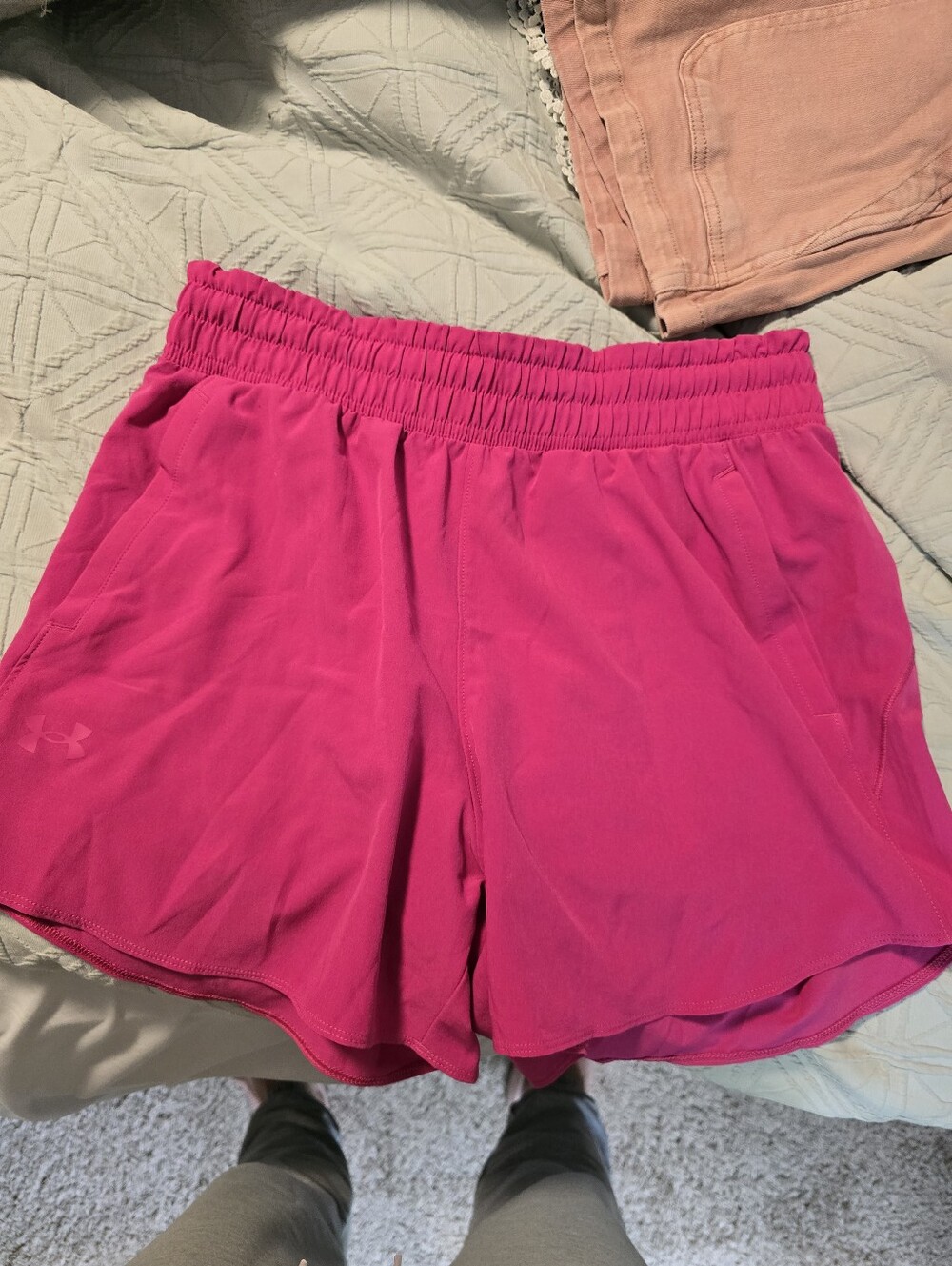 Under Armour Women’s Bright Pink Athletic Shorts